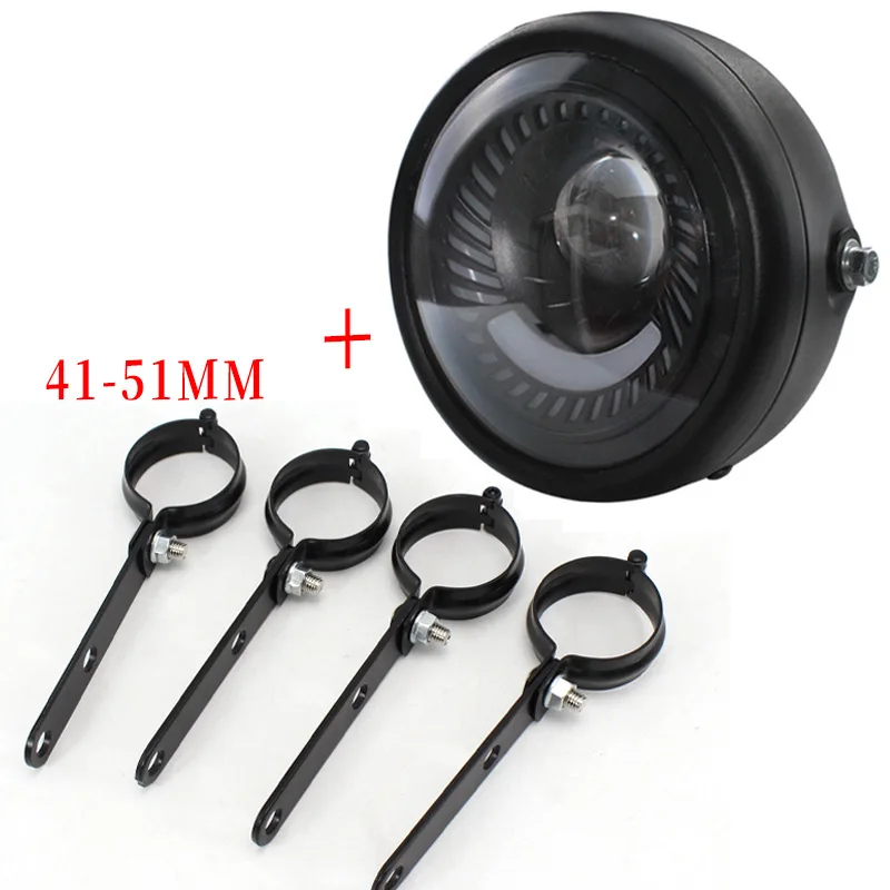 Мотоциклетная лампа для Кафе Racer, 12 В, яркая фара головного света, дальний/ближний свет, универсальная головная лампа, Головной фонарь диаметром 41-51 мм, старый школьный кронштейн
Мотоциклетная лампа для Кафе Racer, 12 В, яркая фара головного света, дальний/ближний свет, универсальная головная лампа, Головной фонарь диаметром 41-51 мм, старый школьный кронштейн