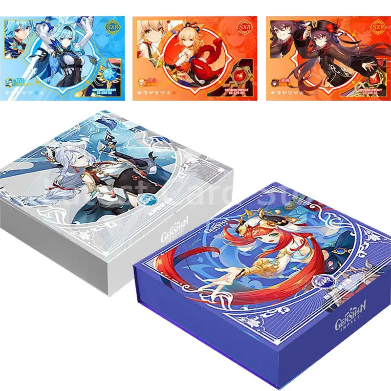 Genuine Genshin Impact Collection Card Booster Box Classic Deluxe Version Rare Anime Playing Game Board Cards Children Toys Gift
Genuine Genshin Impact Collection Card Booster Box Classic Deluxe Version Rare Anime Playing Game Board Cards Children Toys Gift