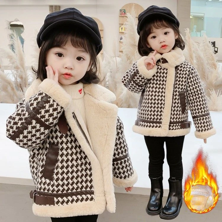 Kids Girls Overcoat Winter New Fashion Plaid Wool Coat for Girls Teens Autumn Jacket Warm Outerwear Children Windproof V28
Kids Girls Overcoat Winter New Fashion Plaid Wool Coat for Girls Teens Autumn Jacket Warm Outerwear Children Windproof V28