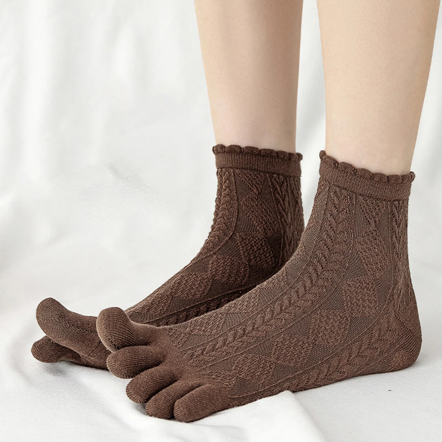 Five Finger Socks For Women Girls Cotton Solid Color Non-Slip Young Casual Fashion Pilates Fitness Harajuku Cute Socks With Toes
Five Finger Socks For Women Girls Cotton Solid Color Non-Slip Young Casual Fashion Pilates Fitness Harajuku Cute Socks With Toes
