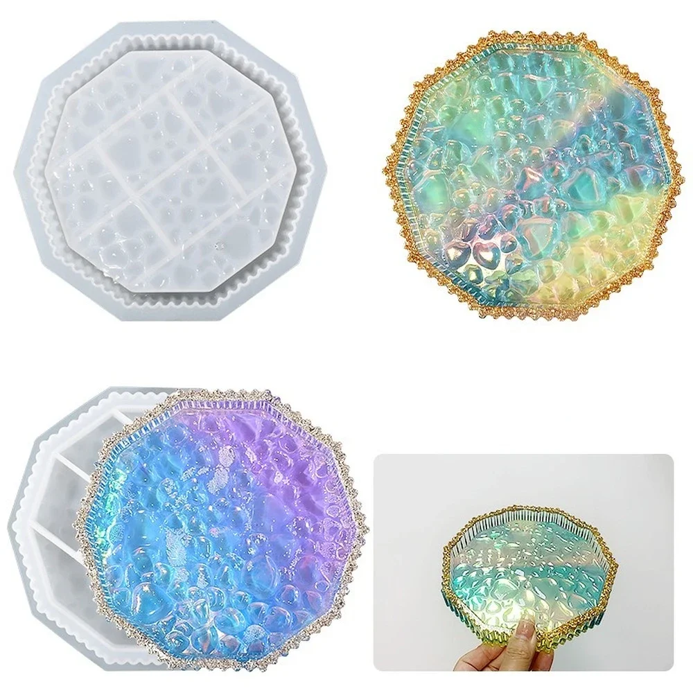 Tray Resin Molds DIY Diamond Tray Silicone Mold for Jewelry Plate Soap Dish Epoxy Resin Casting Home Decoration قوالب سيلكون
Tray Resin Molds DIY Diamond Tray Silicone Mold for Jewelry Plate Soap Dish Epoxy Resin Casting Home Decoration قوالب سيلكون