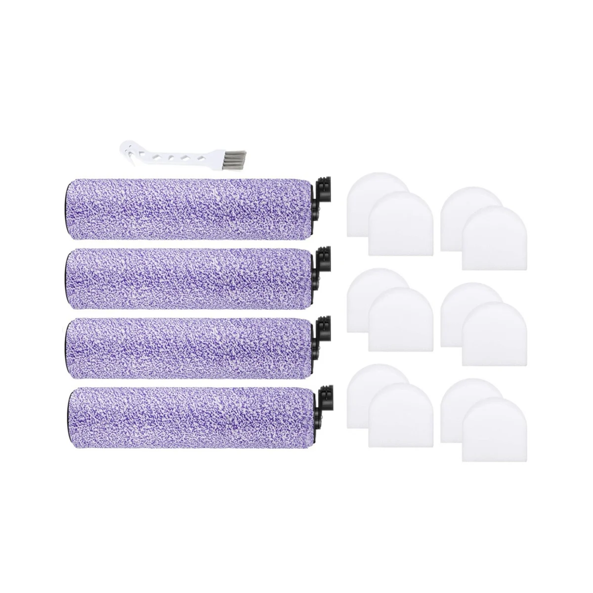 17Pcs Roller Brush Filter Cotton for WD100 WD101 WD200 WD201 Cordless Vacuum Cleaner Replacement Spare Parts
17Pcs Roller Brush Filter Cotton for WD100 WD101 WD200 WD201 Cordless Vacuum Cleaner Replacement Spare Parts