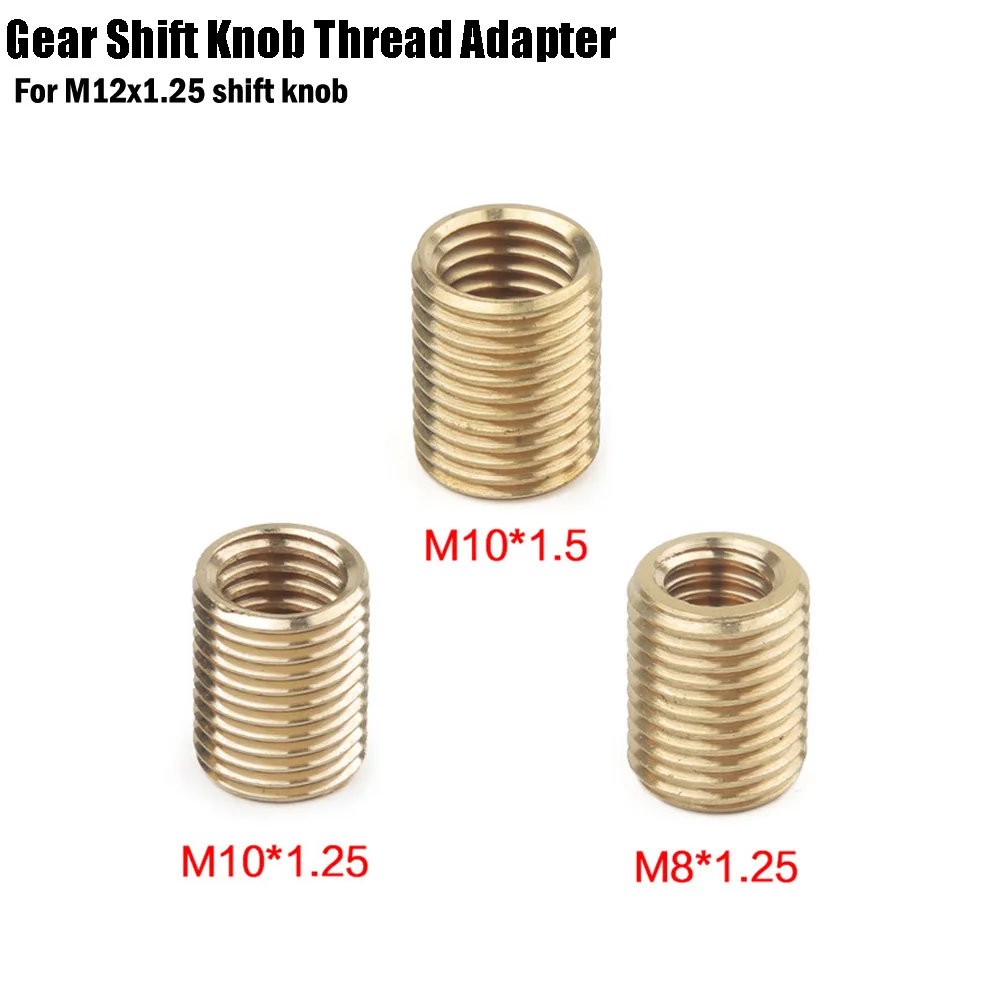 Made Of Aluminum Alloy Applicable To M12x1.25 Shift Knob Thread Adapters Shift Knob Shift New 3Pc Durable Gold M8
Made Of Aluminum Alloy Applicable To M12x1.25 Shift Knob Thread Adapters Shift Knob Shift New 3Pc Durable Gold M8