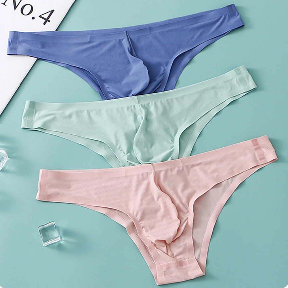 1pc Fashion Men Ice Silk Sexy Briefs Shorts Men Panties Pouch G-String Solid Color Low-Rise Underwear Soft Lingerie Brief
1pc Fashion Men Ice Silk Sexy Briefs Shorts Men Panties Pouch G-String Solid Color Low-Rise Underwear Soft Lingerie Brief
