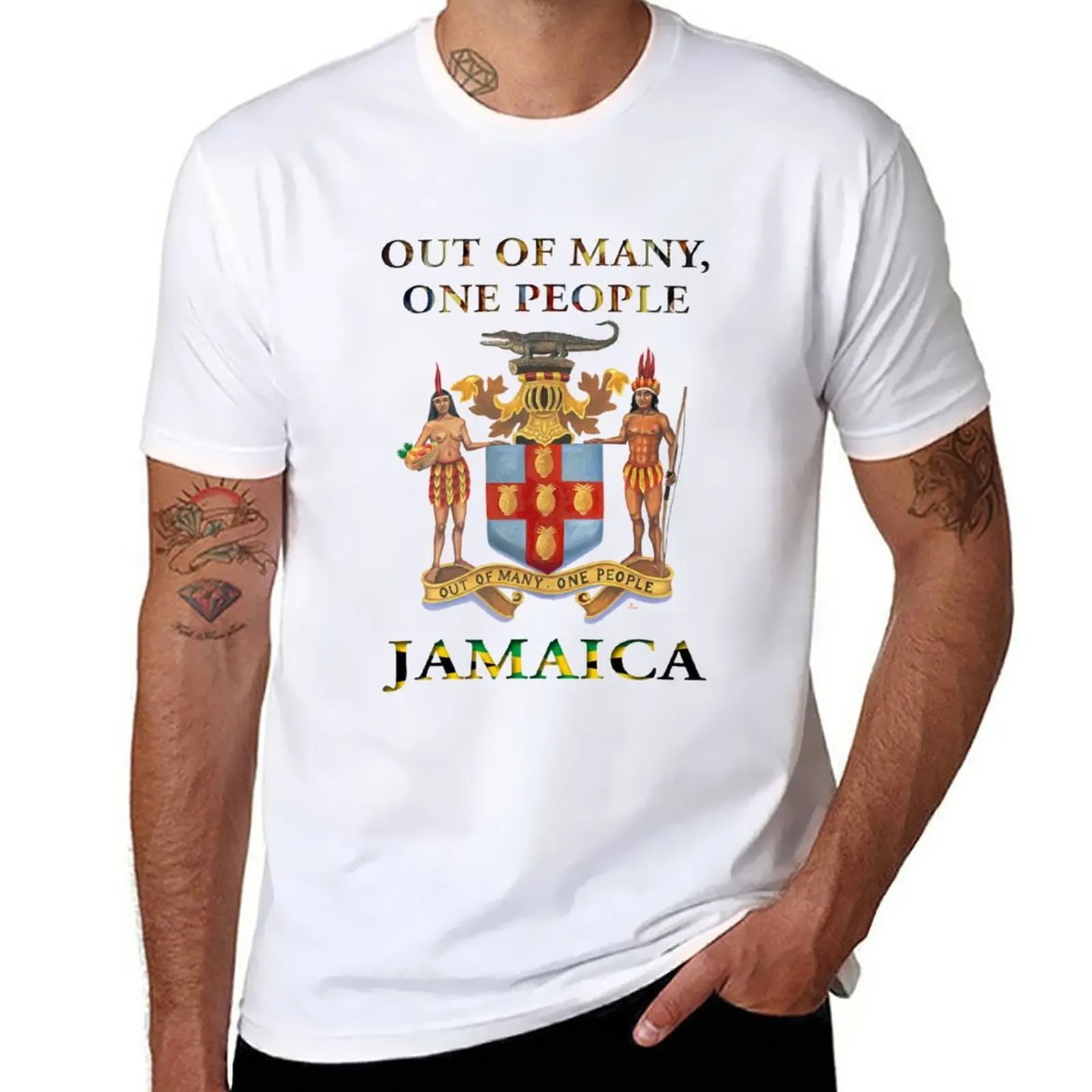 New Jamaica: Out of many, one people T-Shirt Short sleeve sublime t shirt clothes for men
New Jamaica: Out of many, one people T-Shirt Short sleeve sublime t shirt clothes for men