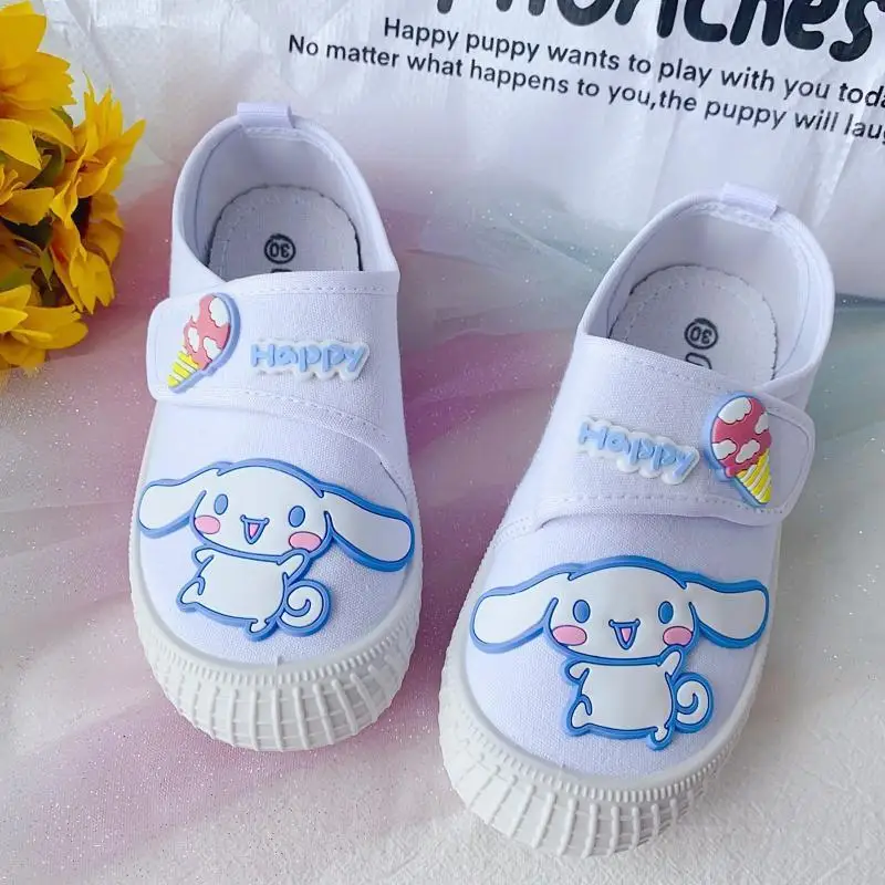 Kawaii Kuromi Anime Sanrio Shoes Girls Cartoon Sweet Cute Baotou Velcroed Soft Soled Canvas Shoes Babys Dance Shoes Kid Gift
Kawaii Kuromi Anime Sanrio Shoes Girls Cartoon Sweet Cute Baotou Velcroed Soft Soled Canvas Shoes Babys Dance Shoes Kid Gift