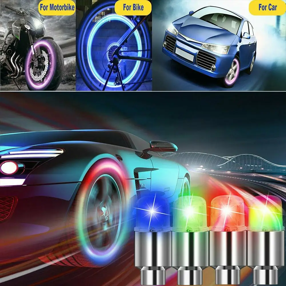 2Pcs Car Wheel Tire Led Light Colorful Equipment Valve Lamp Air Valve Stem Caps Cover Accessories For Mountain Bike
2Pcs Car Wheel Tire Led Light Colorful Equipment Valve Lamp Air Valve Stem Caps Cover Accessories For Mountain Bike