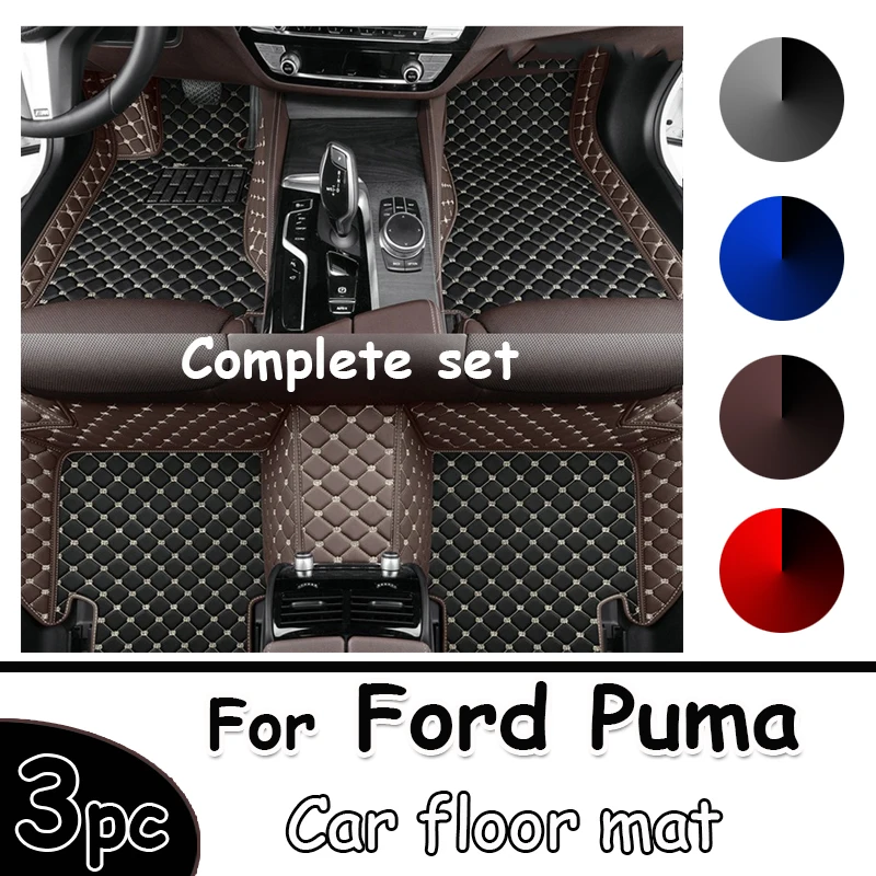 

Car Floor Mats For Ford Puma 2020~2022 Anti-dirt Pads Waterproof Floor Mat Accesorios Para Auto Reduces Friction Car Accessories