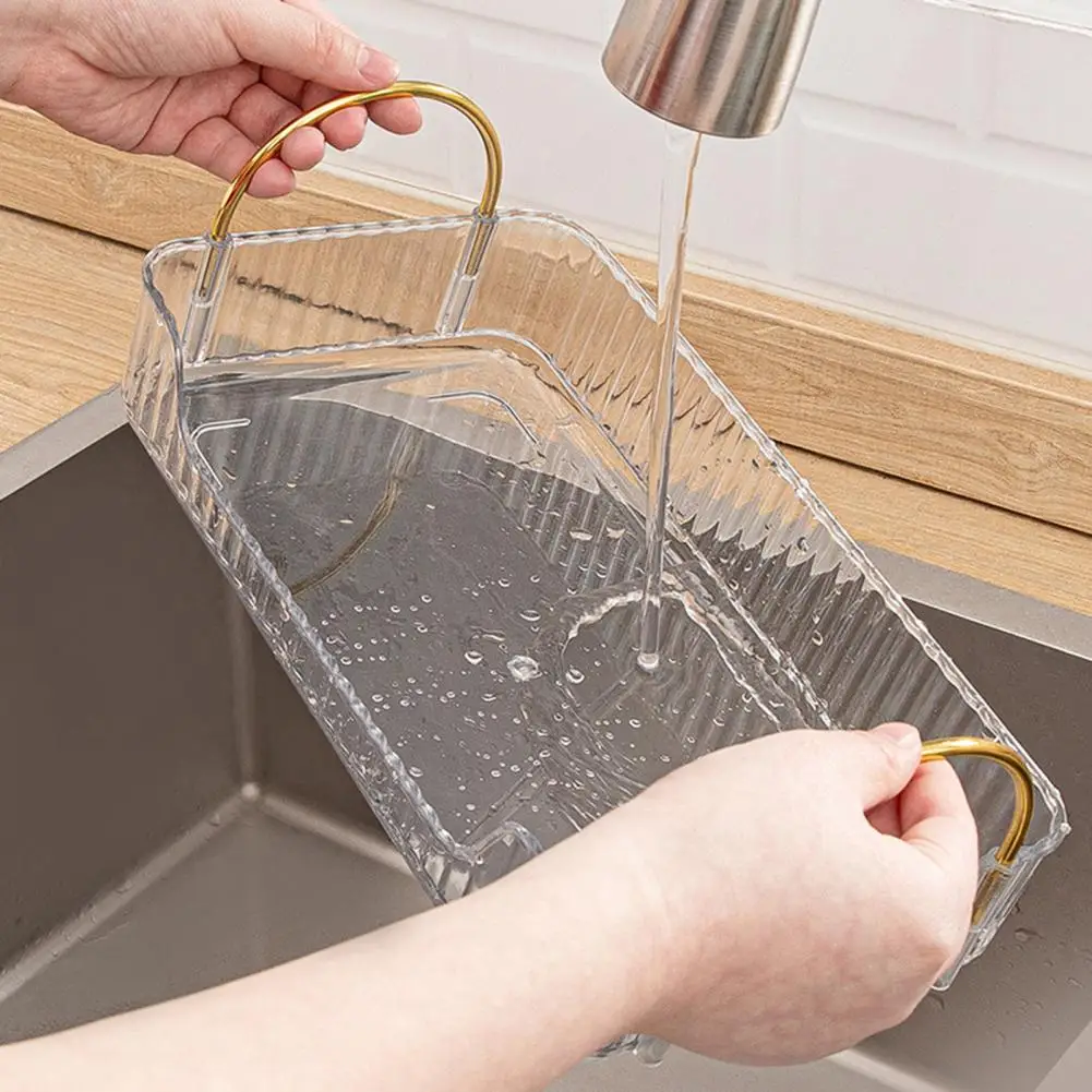 Durable Long-lasting Cosmetic Tray Versatile Bathroom Vanity Organizers Capacity Makeup Storage Tray with Metal for Toiletries
Durable Long-lasting Cosmetic Tray Versatile Bathroom Vanity Organizers Capacity Makeup Storage Tray with Metal for Toiletries