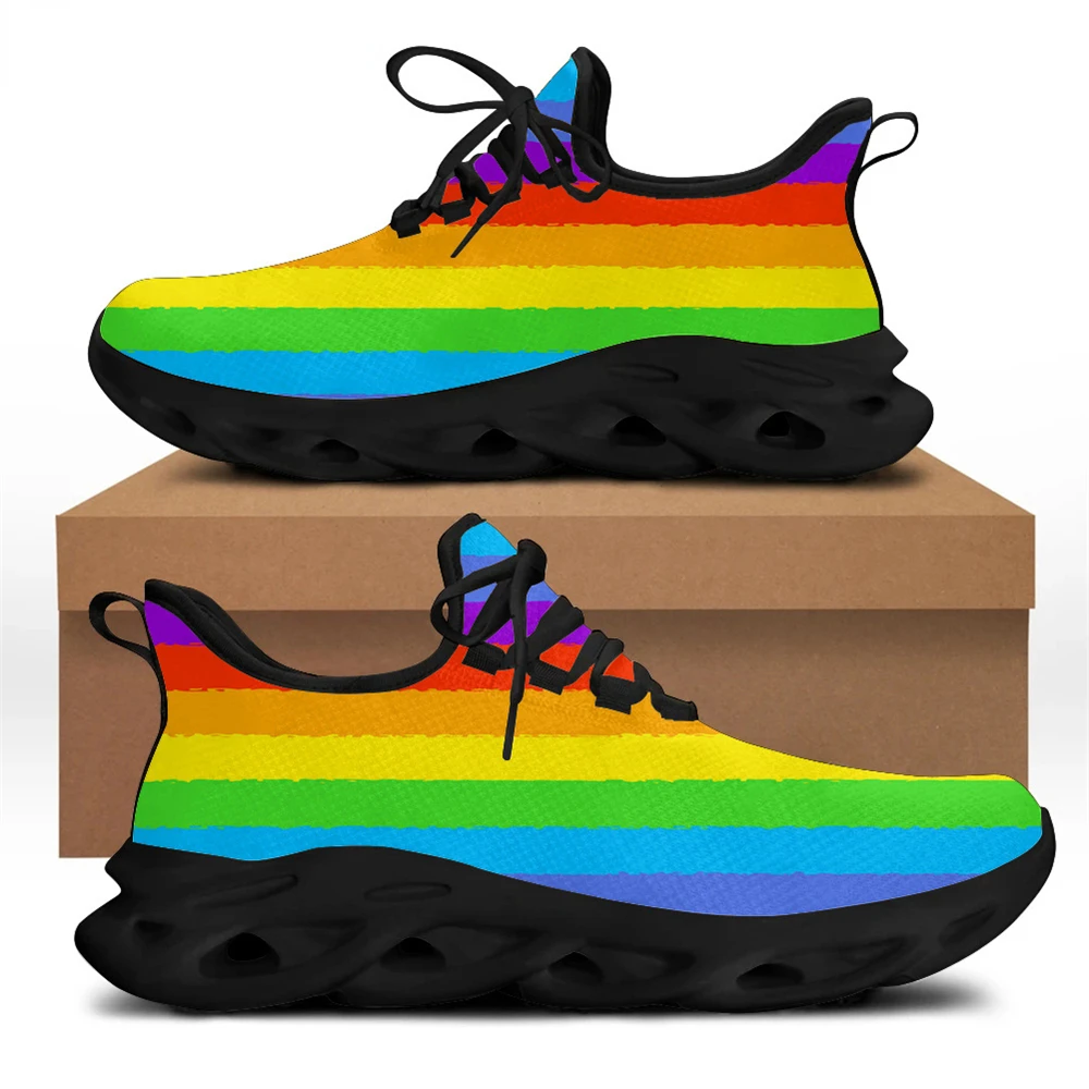 Women Flat ShoesFashion Rainbow Color Pattern Height Increasing Platform Mesh Swing Sneakers Casual Lace up Zapatos FreeShipping
Women Flat ShoesFashion Rainbow Color Pattern Height Increasing Platform Mesh Swing Sneakers Casual Lace up Zapatos FreeShipping