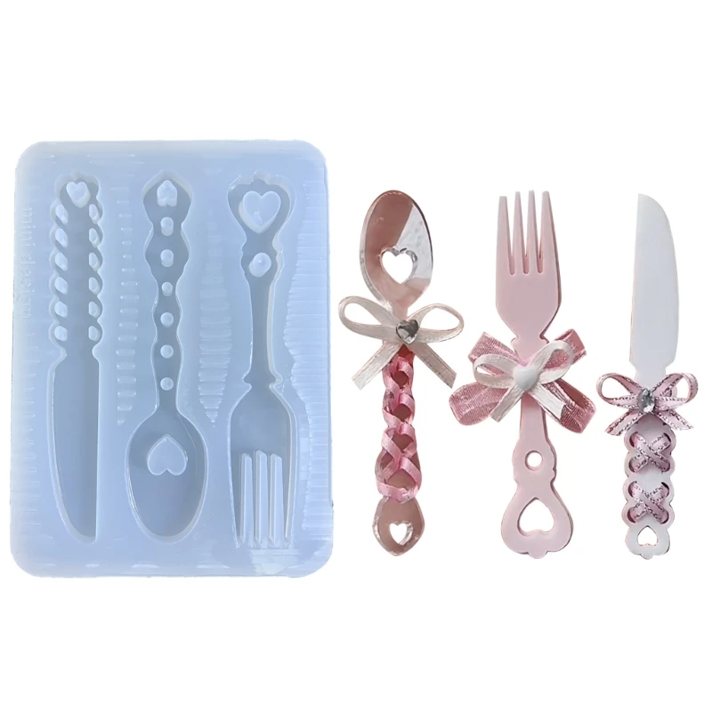 MXME Geometry Hollow Handle Knife- Fork Spoon Silicone Epoxy Resin Mold DIY Keychain Pendant Jewelry for Bag Decorations
MXME Geometry Hollow Handle Knife- Fork Spoon Silicone Epoxy Resin Mold DIY Keychain Pendant Jewelry for Bag Decorations