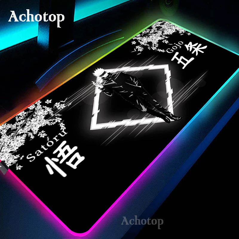 Коврик для мыши с подсветкой для ПК, игровой Настольный коврик RGB для ноутбука с аниме XL, Yuji Itadori Satoru Gojo, аксессуары светодиодный игр
Коврик для мыши с подсветкой для ПК, игровой Настольный коврик RGB для ноутбука с аниме XL, Yuji Itadori Satoru Gojo, аксессуары светодиодный игр