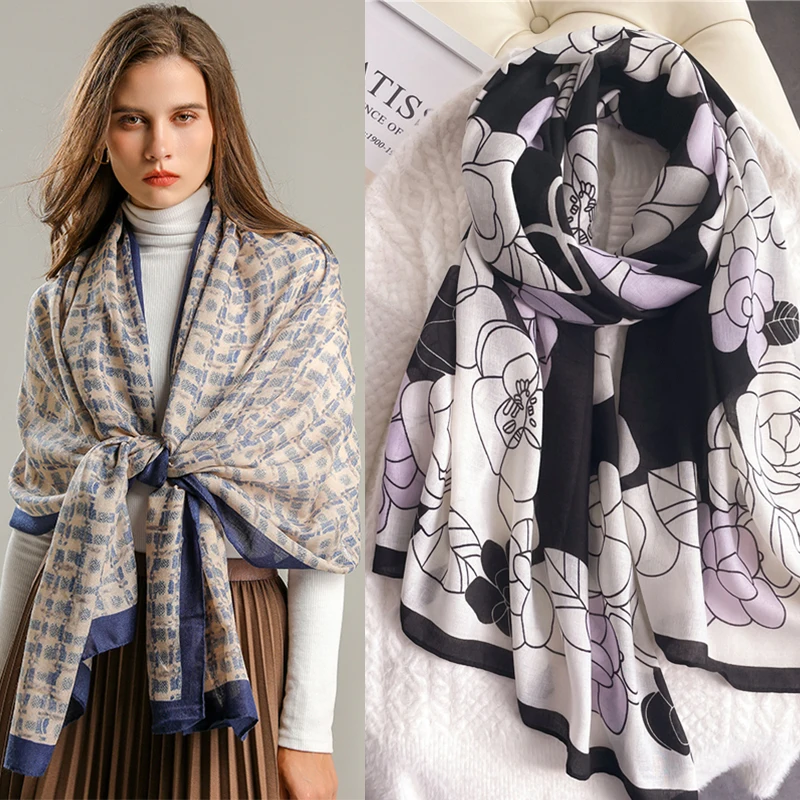 Luxury Brand Cotton Shawl Scarf Women Winter Warm Pashmina Wraps Bufanda Print Foulard Head Hijab Scarves Stoles 2022
Luxury Brand Cotton Shawl Scarf Women Winter Warm Pashmina Wraps Bufanda Print Foulard Head Hijab Scarves Stoles 2022