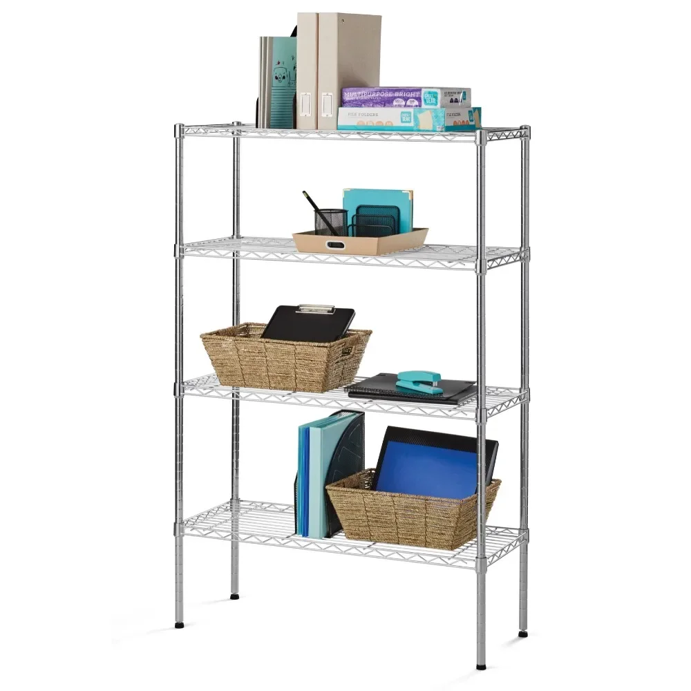 Hyper Tough Chrome Wire 5-Tier 54" H x 36" W x 14" D, 1400lb Total Capacity
Hyper Tough Chrome Wire 5-Tier 54" H x 36" W x 14" D, 1400lb Total Capacity