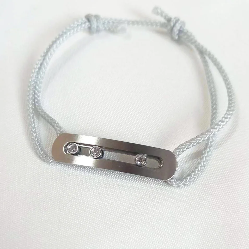 French Modern High end jewelry High Quality Natural Titanium Steel Movable Zircon Bracelet Adjustable Couple Bracelet
French Modern High end jewelry High Quality Natural Titanium Steel Movable Zircon Bracelet Adjustable Couple Bracelet