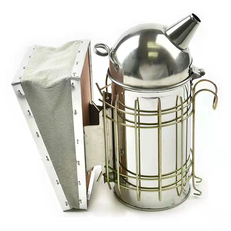 Beekeeping Smoker Stainless Steel Equipment Hive Box Tool Supplies For Beehive Bee Manual Smoke Maker With Hanging Hook Tools
Beekeeping Smoker Stainless Steel Equipment Hive Box Tool Supplies For Beehive Bee Manual Smoke Maker With Hanging Hook Tools