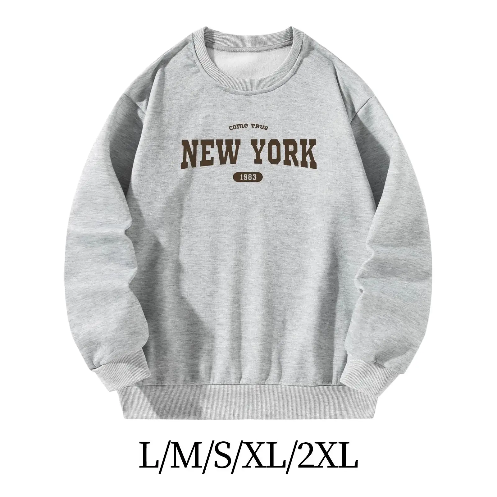 Women Sweatshirt Round Neck Simple Classic Casual Trendy Gray Streetwear Activewear Tops for Street Fall Sports Daily Wear Work
Women Sweatshirt Round Neck Simple Classic Casual Trendy Gray Streetwear Activewear Tops for Street Fall Sports Daily Wear Work