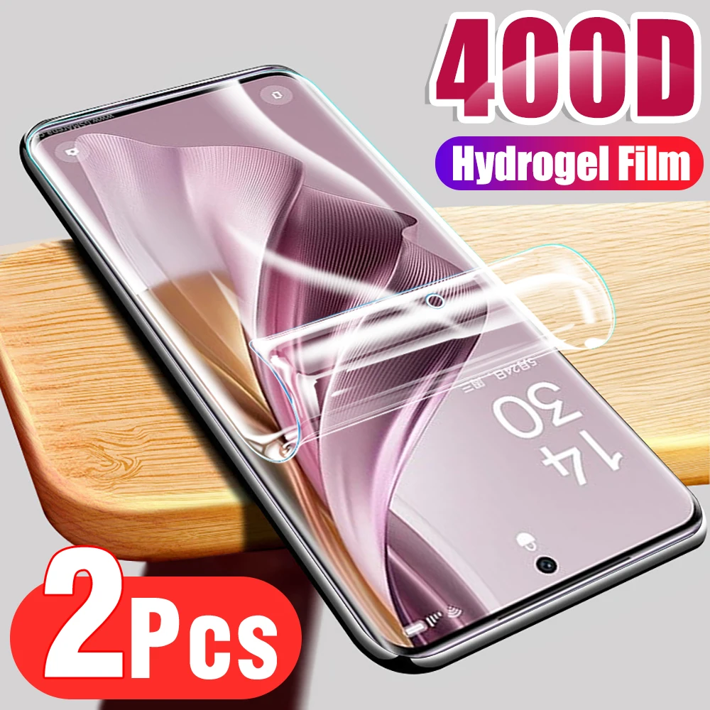 

2pcs Front Hydrogel Film For Oppo Reno10 Pro Plus Reno 10 Reno10Pro Screen Protectors Soft Protective Film For Oppo Reno10 Pro+