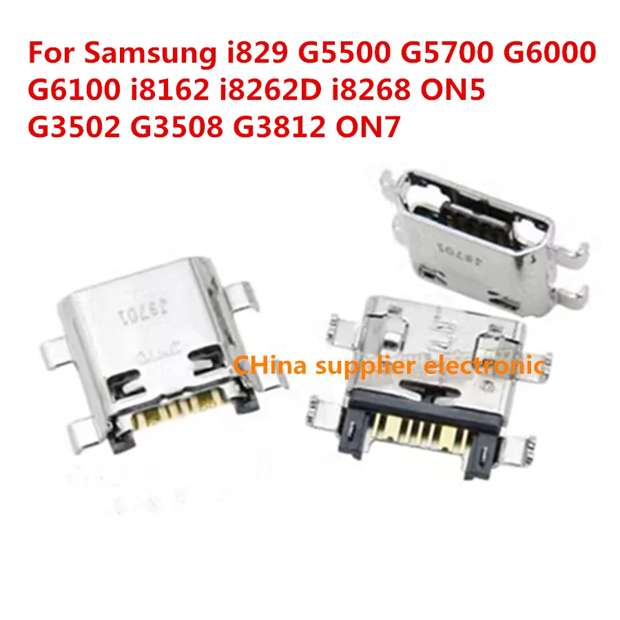 For Samsung i829 G5500 G5700 G6000 G6100 i8162 i8262D i8268 ON5 G3502 G3508 G3812 ON7 USB Charging Connector Plug Dock Socket
For Samsung i829 G5500 G5700 G6000 G6100 i8162 i8262D i8268 ON5 G3502 G3508 G3812 ON7 USB Charging Connector Plug Dock Socket