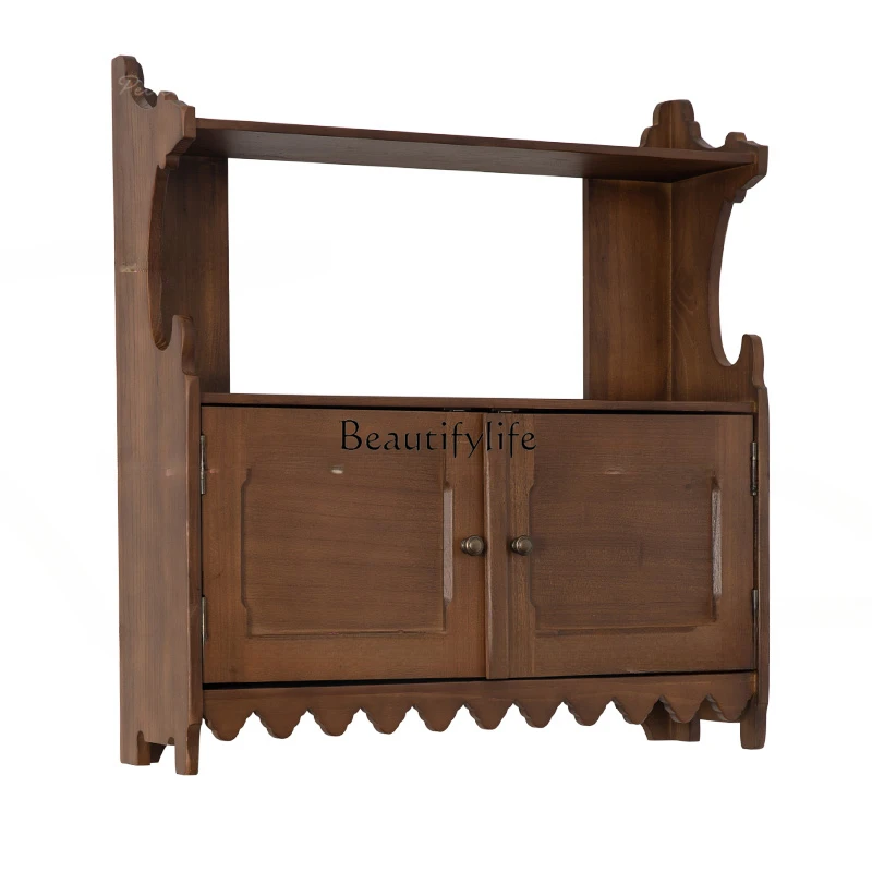 Wall Mountable Shelf Household Antique Solid Wood Decorative Storage Display Shelf
Wall Mountable Shelf Household Antique Solid Wood Decorative Storage Display Shelf