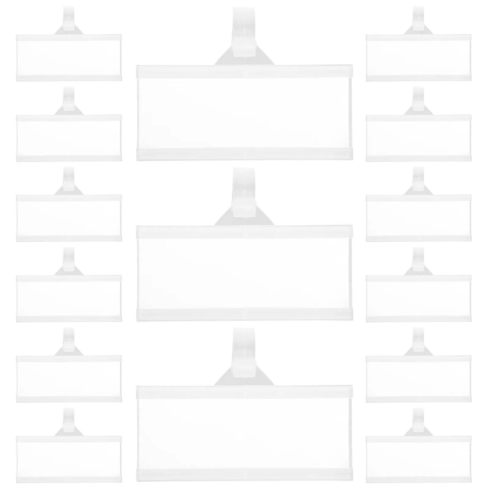 100 Sets Transparent Product Price Tag Base Supermarket Display Card Shelves Store Stand Label Holder
100 Sets Transparent Product Price Tag Base Supermarket Display Card Shelves Store Stand Label Holder