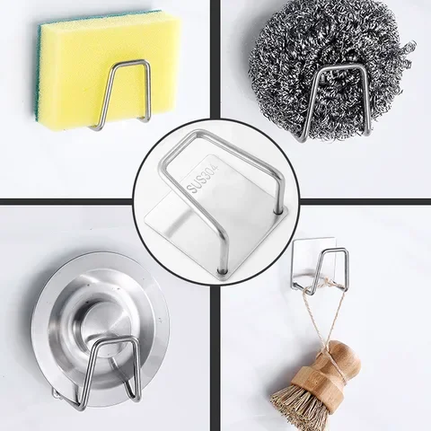 1/2/3PCS Kitchen Stainless Steel Sponges Holder Drain Drying Rack Self Adhesive Sink Shelf Kitchen Accessories Storage Gadgets
1/2/3PCS Kitchen Stainless Steel Sponges Holder Drain Drying Rack Self Adhesive Sink Shelf Kitchen Accessories Storage Gadgets