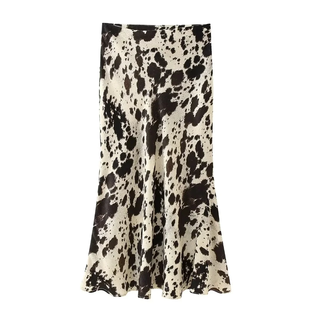 TRAF Contrast Color Animal Print Midi Skirts Spring Vintage Fashion Woman's Long Skirt Female Slightly Flared Hem Fishtail Skirt
TRAF Contrast Color Animal Print Midi Skirts Spring Vintage Fashion Woman's Long Skirt Female Slightly Flared Hem Fishtail Skirt