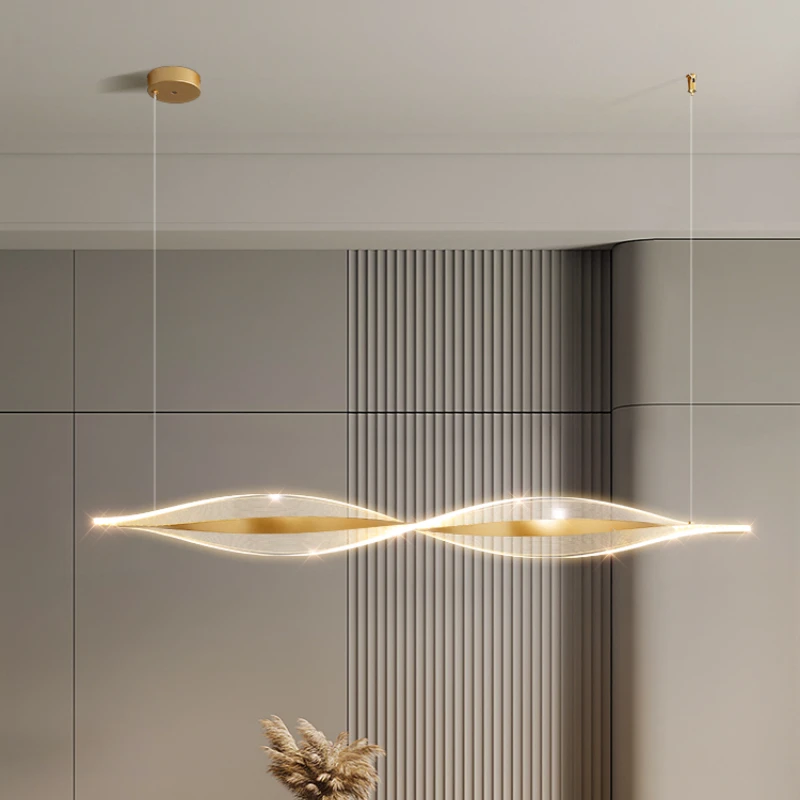 Restaurant LED Chandelier Simple Modern Nordic Dining Table Light Creative Acrylic Bar Counter Long Strip Designer Hanging Lamps
Restaurant LED Chandelier Simple Modern Nordic Dining Table Light Creative Acrylic Bar Counter Long Strip Designer Hanging Lamps