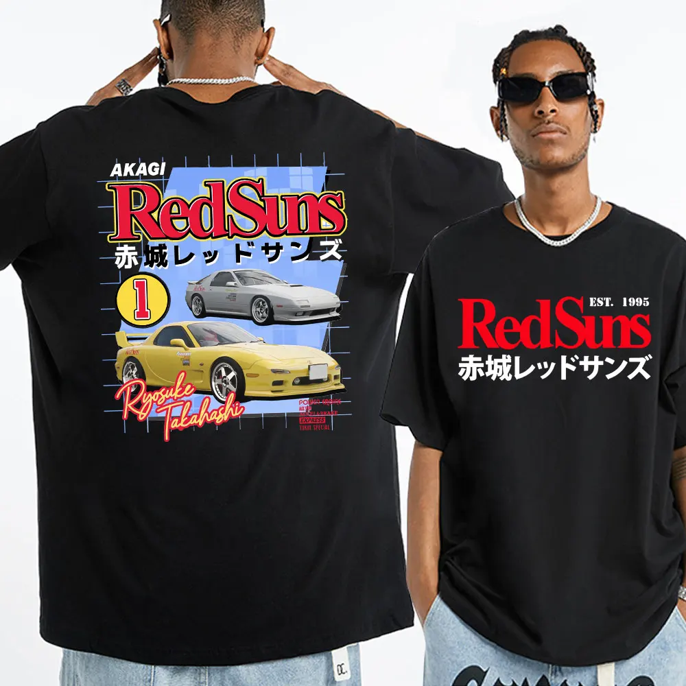 Anime Initial D Drift Akagi RedSuns AE86 T-shirt Men Takumi Fujiwara R34 Skyline GTR JDM Racing Short Sleeve Streetwear Tees
Anime Initial D Drift Akagi RedSuns AE86 T-shirt Men Takumi Fujiwara R34 Skyline GTR JDM Racing Short Sleeve Streetwear Tees