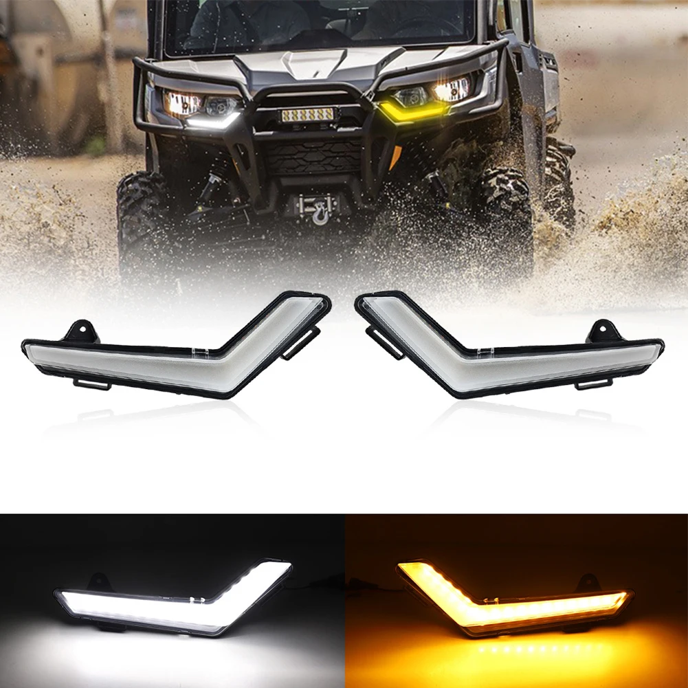 UTV LED Turn Signal Light DRL For Can-Am Defender Max 2020+ 715006896 3W 200LM Accessories For Vehicles
UTV LED Turn Signal Light DRL For Can-Am Defender Max 2020+ 715006896 3W 200LM Accessories For Vehicles
