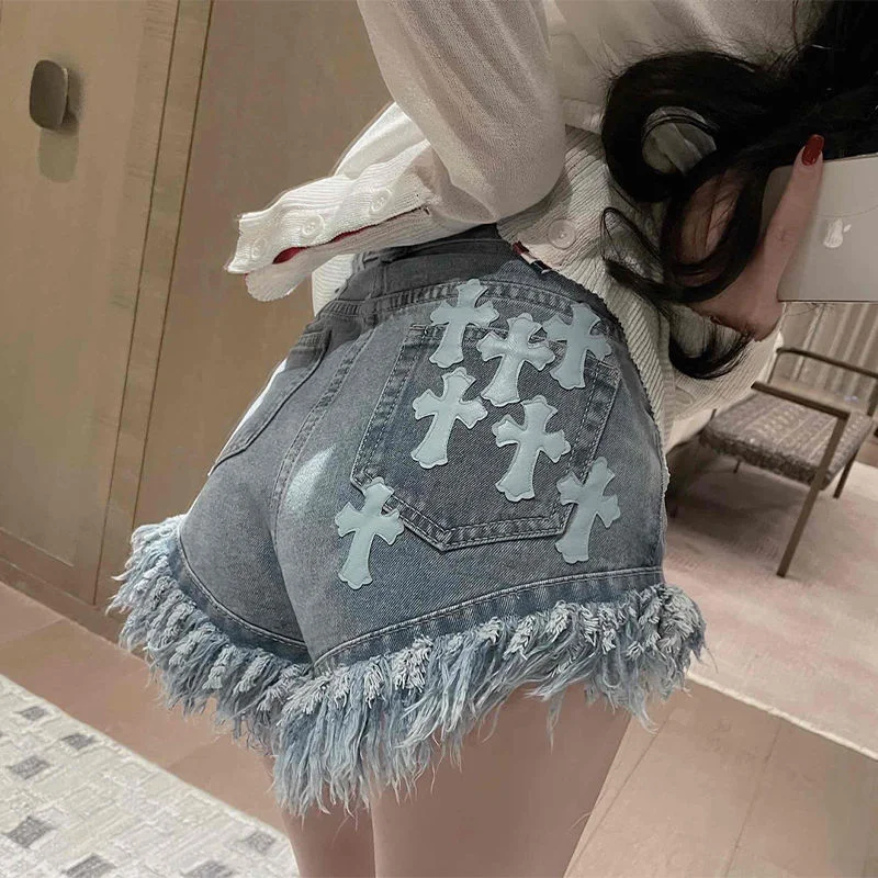Sexy Hot Denim Shorts Tassel Raw Edge Women Shorts High Waist Jeans Y2K Jean Shorts Summer Fashion Cool Pants Girls Pantalones
Sexy Hot Denim Shorts Tassel Raw Edge Women Shorts High Waist Jeans Y2K Jean Shorts Summer Fashion Cool Pants Girls Pantalones
