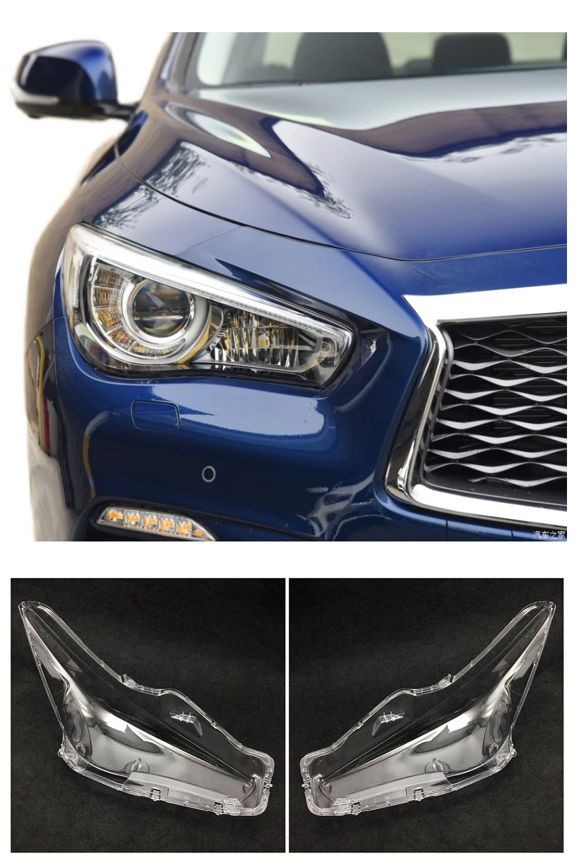 Suitable for Infiniti Q50L 13-19 headlight plexiglass transparent lampshade headlight shell mask
Suitable for Infiniti Q50L 13-19 headlight plexiglass transparent lampshade headlight shell mask