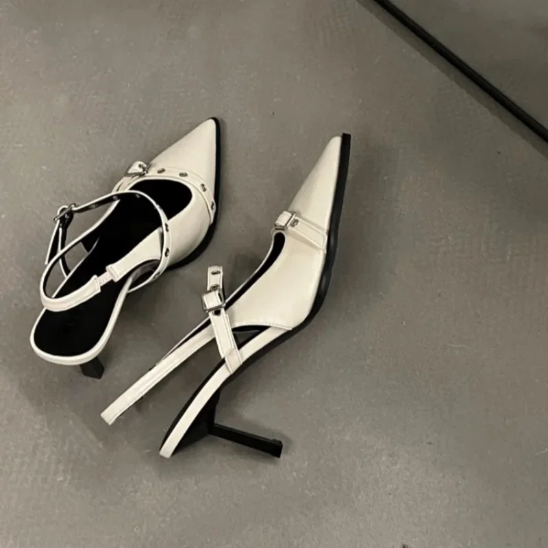 2024 Summer New Brand Women Sandal Fashion Pointed Toe Shallow Buckle Ladies Dress Slingback Sandals High Heel Mules
2024 Summer New Brand Women Sandal Fashion Pointed Toe Shallow Buckle Ladies Dress Slingback Sandals High Heel Mules