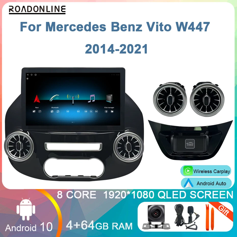 13.9 Inch Android 10 Car Radio For Mercedes Benz Vito W447 2014-2021 Carplay Car Multimedia Player GPS Navigation Head Unit
13.9 Inch Android 10 Car Radio For Mercedes Benz Vito W447 2014-2021 Carplay Car Multimedia Player GPS Navigation Head Unit