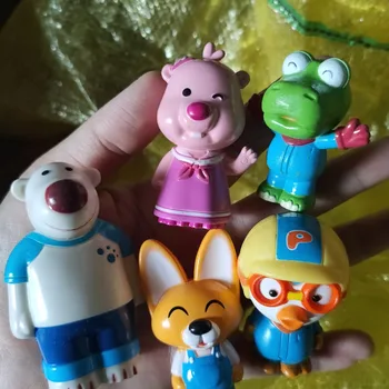 어린이용 귀여운 한국 만화 만화, 교육 지능, 포로링 피규어 모델 장난감, 어린이 선물