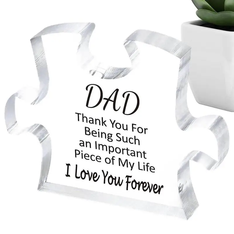 

Engraved Puzzle Piece Sisters/Daughter/Dad/Mom Gifts Puzzle Engraved Acrylic Block Puzzle Daughter Gift From Mom And Dad For