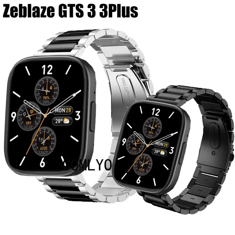 For Zeblaze GTS 3 Plus Strap smart watch Metal Stainless Steel Adjustable Band Bracelet Luxurious Belt For Women men
For Zeblaze GTS 3 Plus Strap smart watch Metal Stainless Steel Adjustable Band Bracelet Luxurious Belt For Women men