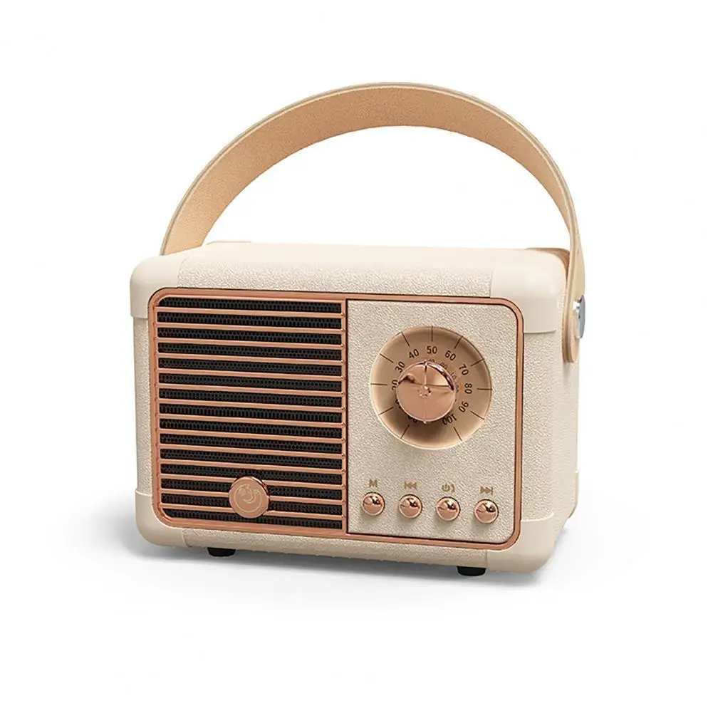 HM11Plus Bluetooth-compatible Speaker Retro Hands-free Call Gift Mini Portable Wireless Subwoofer FM Radio for Outdoor
HM11Plus Bluetooth-compatible Speaker Retro Hands-free Call Gift Mini Portable Wireless Subwoofer FM Radio for Outdoor