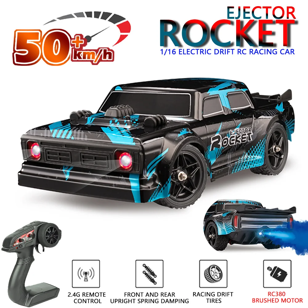 1:16 50KM/H RC Car 2.4G Remote Control 4WD Race Cars Electric High Speed Competition Drifting Child Gift vs Wltoys 144001 Toys
1:16 50KM/H RC Car 2.4G Remote Control 4WD Race Cars Electric High Speed Competition Drifting Child Gift vs Wltoys 144001 Toys