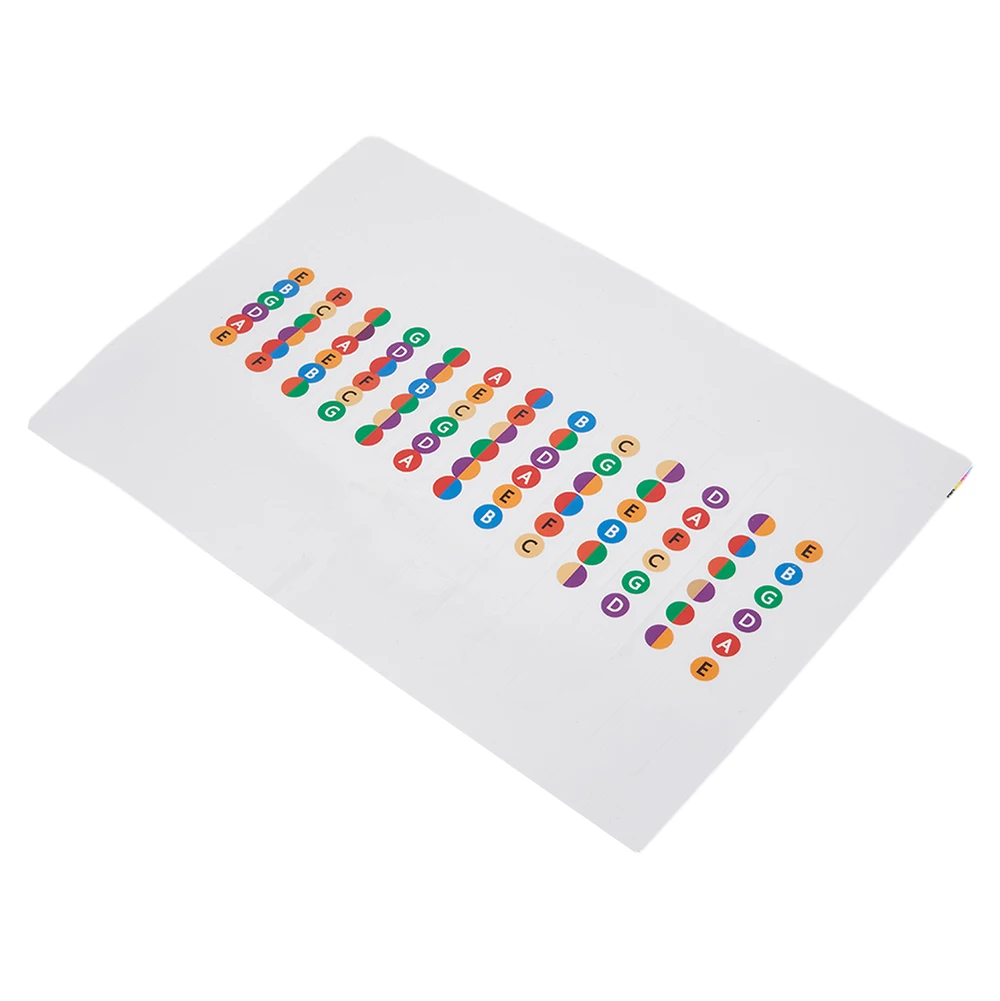 Acoustic Guitar Beginners' Simple Notation Scale Note Stickers Roll Call Fingerboard Stickers Self-study Guitar Digital Roll Cal
Acoustic Guitar Beginners' Simple Notation Scale Note Stickers Roll Call Fingerboard Stickers Self-study Guitar Digital Roll Cal