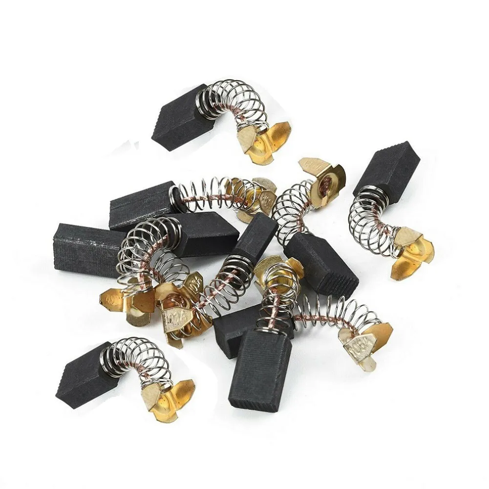10pcs Carbon Brushes Spare Parts Power Tool Carbon Brush For Angle Grinder Hand Electric Drill Cutting Machine Replacement
10pcs Carbon Brushes Spare Parts Power Tool Carbon Brush For Angle Grinder Hand Electric Drill Cutting Machine Replacement