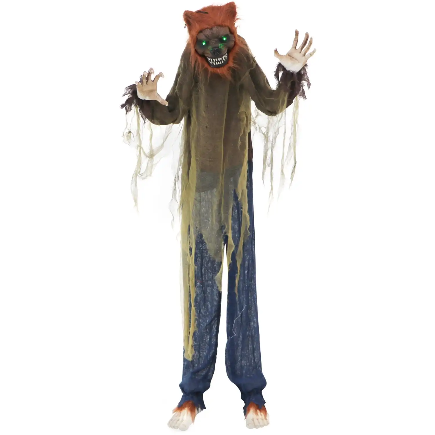 6.25 ft. Animatronic Standing Zombie Waiter, Halloween Life-size Decoration, Multi-Color
6.25 ft. Animatronic Standing Zombie Waiter, Halloween Life-size Decoration, Multi-Color