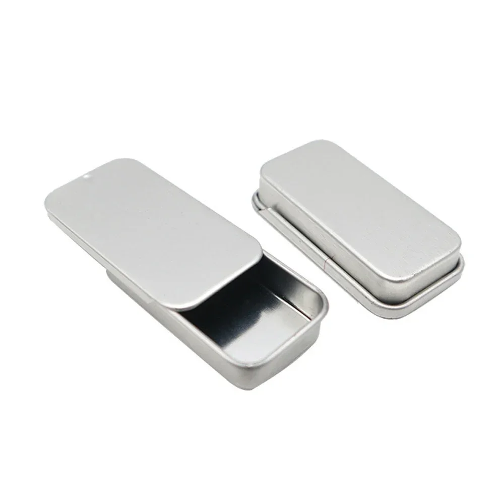 2Pcs 51*10*26mm Mini Iron Box Slide Cover Storage Box Wedding Jewelry Pill Cases Portable Tin Boxes Container Home Storage
2Pcs 51*10*26mm Mini Iron Box Slide Cover Storage Box Wedding Jewelry Pill Cases Portable Tin Boxes Container Home Storage