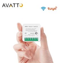 New AVATTO Tuya Mini 16A WiFi Switch Module with Smart Life App 2 Way Control, Smart Home Interruptor Work for Alexa, google
New AVATTO Tuya Mini 16A WiFi Switch Module with Smart Life App 2 Way Control, Smart Home Interruptor Work for Alexa, google