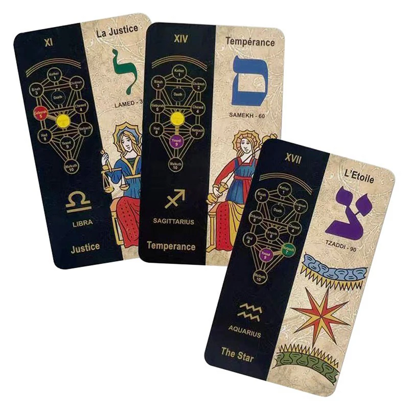 Парные игры для возбуждения Kabbalah Tarot классические кабалистические карты Таро 78 карты; Настольные игры Дека гадания подходит
Парные игры для возбуждения Kabbalah Tarot классические кабалистические карты Таро 78 карты; Настольные игры Дека гадания подходит