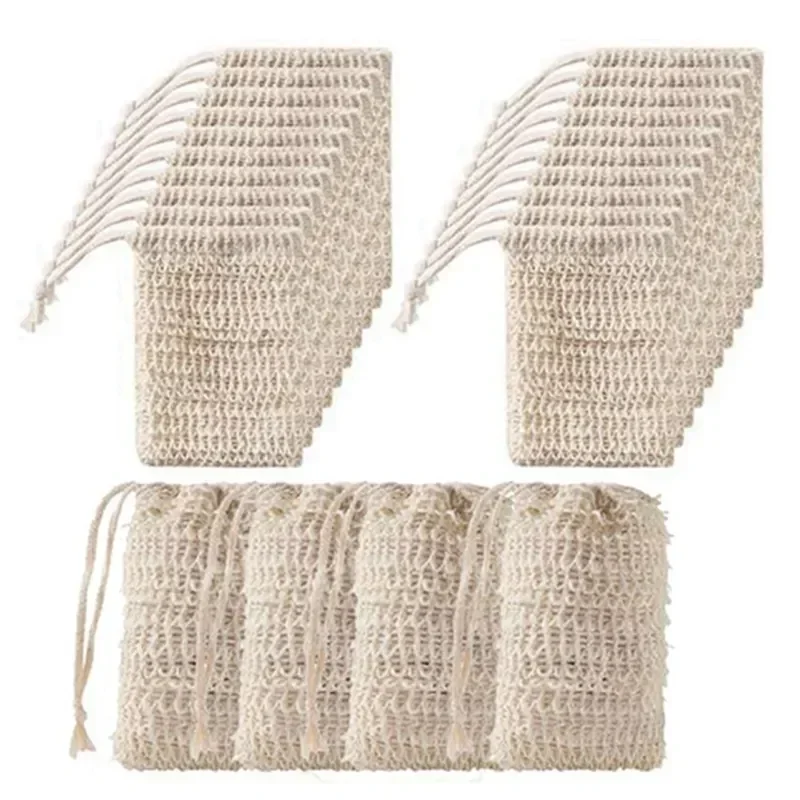 20/30/40/50pcs Bag Soap Pouch Saver Shower Sisal Exfoliating Bath Holder Natural
20/30/40/50pcs Bag Soap Pouch Saver Shower Sisal Exfoliating Bath Holder Natural