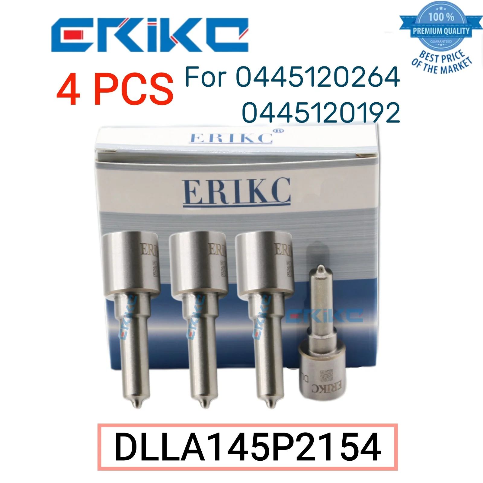 

4 PCS DLLA145P2154 Nozzle Diesel Engine 0 433 172 154 DLLA 145 P 2154 Common Rail Injector PartsDLLA 145P2154 for 0445120264 192