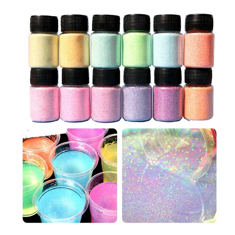 Порошок с разбитыми бриллиантами, непотопляемый нижний блестящий пигментный порошок, сетка, красный блеск для дизайна ногтей, 40