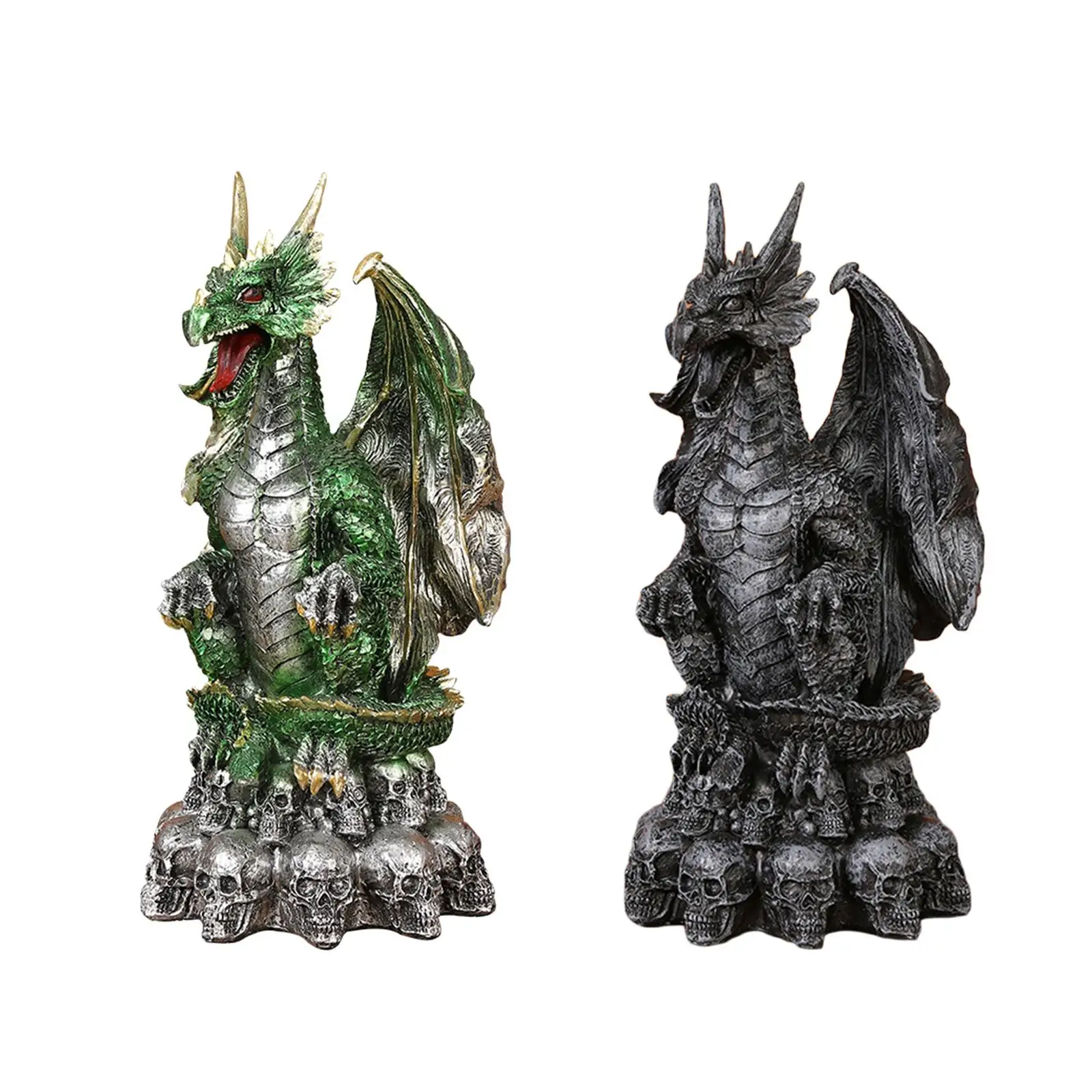 Dragon Figurines Gothic Ornaments Halloween Figurine for Club Indoor Bedroom
Dragon Figurines Gothic Ornaments Halloween Figurine for Club Indoor Bedroom