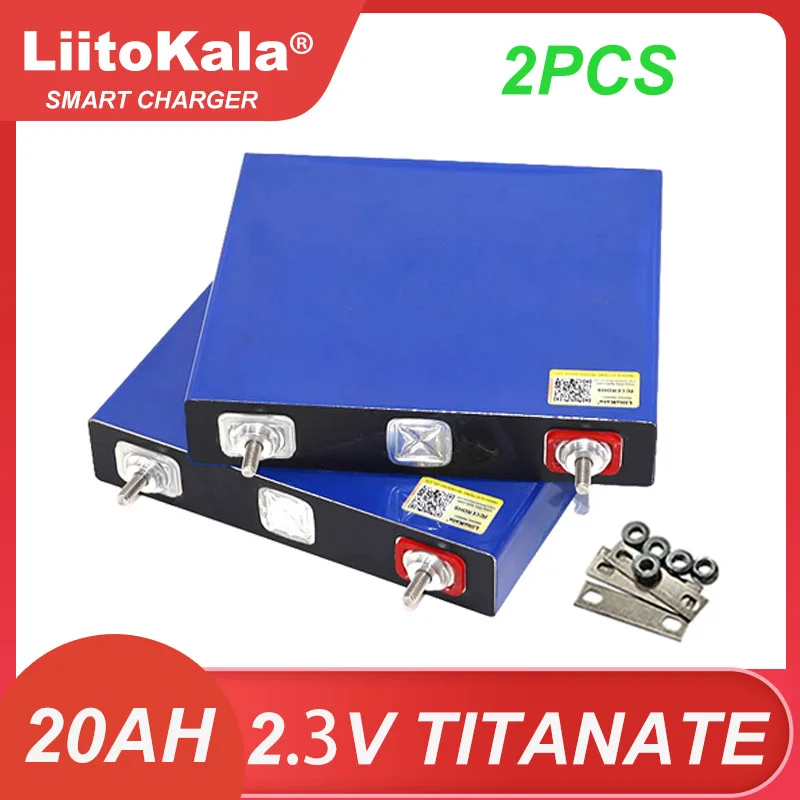 2PCS Liitokala 2.3V 20Ah Lithium Titanate Battery LTO 10C 200A Discharge DIY 12V 24V Low Temperature Resistant Batteries
2PCS Liitokala 2.3V 20Ah Lithium Titanate Battery LTO 10C 200A Discharge DIY 12V 24V Low Temperature Resistant Batteries